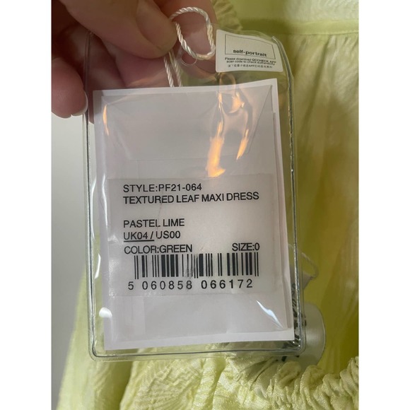 NWT Self Portrait Strappy Jacquard Textured Maxi Dress - Picture 8 of 9